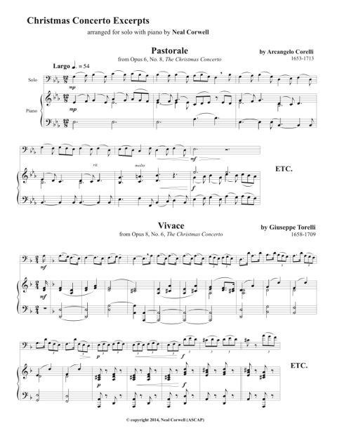 XMAS concerto page 1